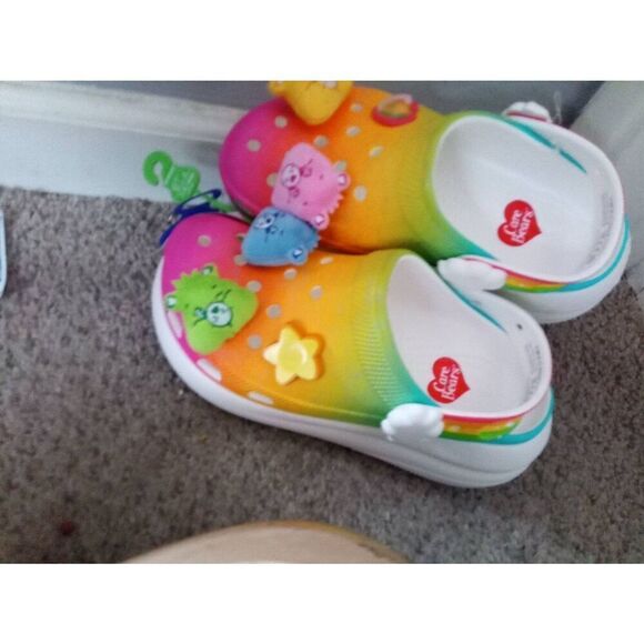 Care bears x Crocs sz7 - Picture 2 of 5